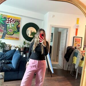 Casual Pink Jean Pants